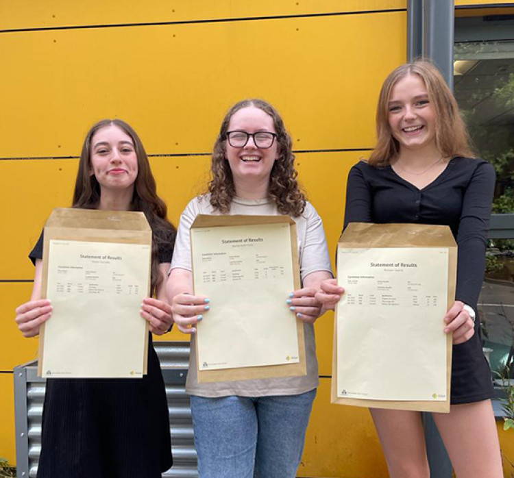 From left: Charlotte Mailey, Hollie Barrick-Keith and Sophie Runcorn.