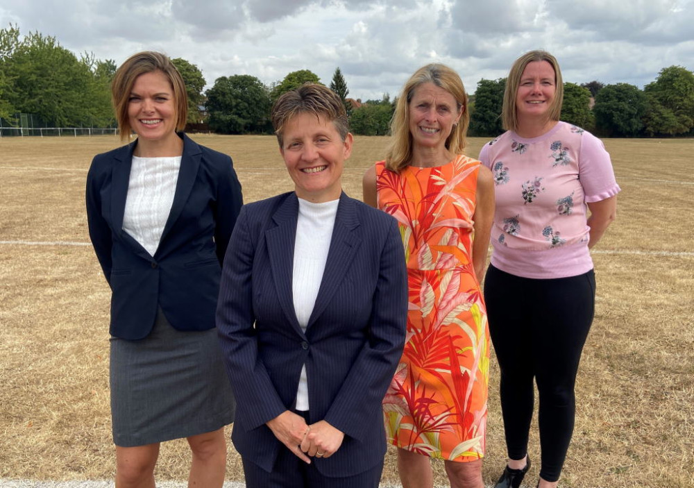 DC Emily Monk, DS Shirley Cole, PSE Caroline Horden and DC Rachel Mitchell.