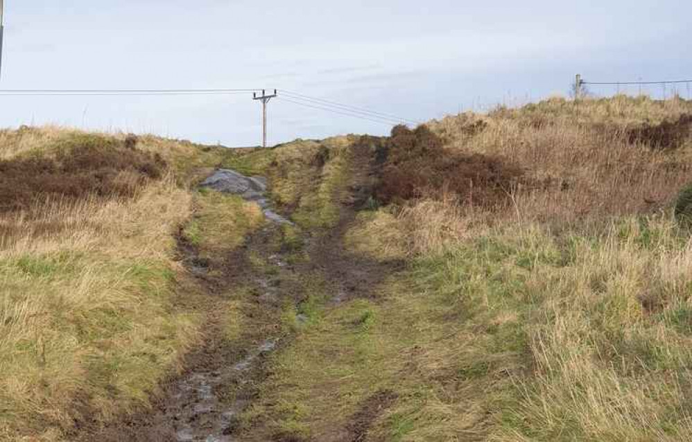 Bikers have been churning up the land at the local beauty spot