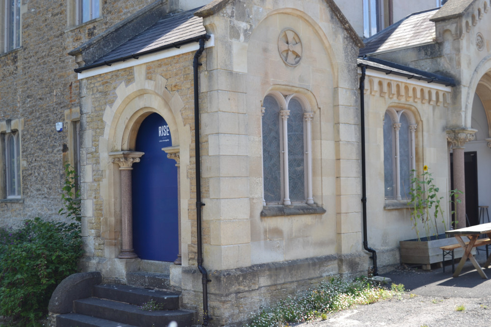 The bakery and coffee house is set in an old chapel in Frome 