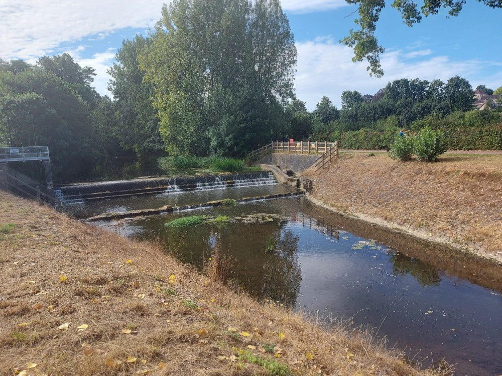 The River Frome at Welshmill August 22