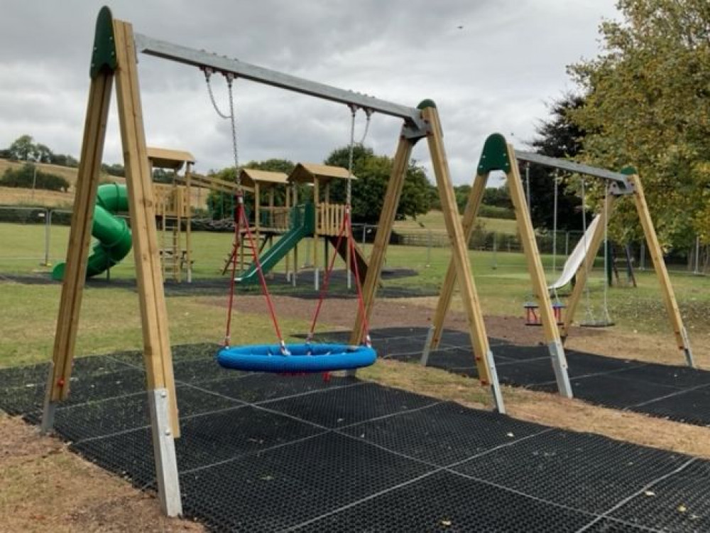 The new play area. Photo: Croscombe Parish Council