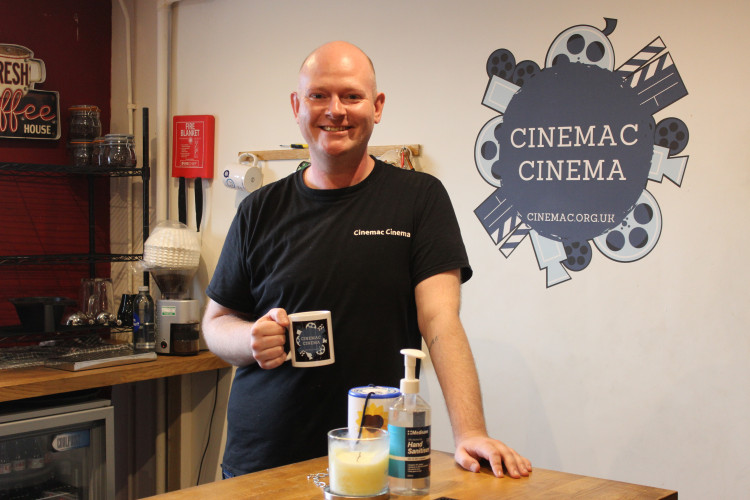 Life-long Macclesfield resident Tom Blackwell has worked at Cinemac for over three years. (Image - Alexander Greensmith / Macclesfield Nub News)