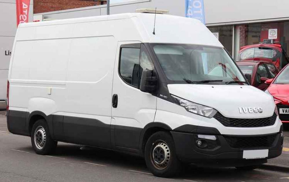 The vehicle was described as being a white Iveco van.