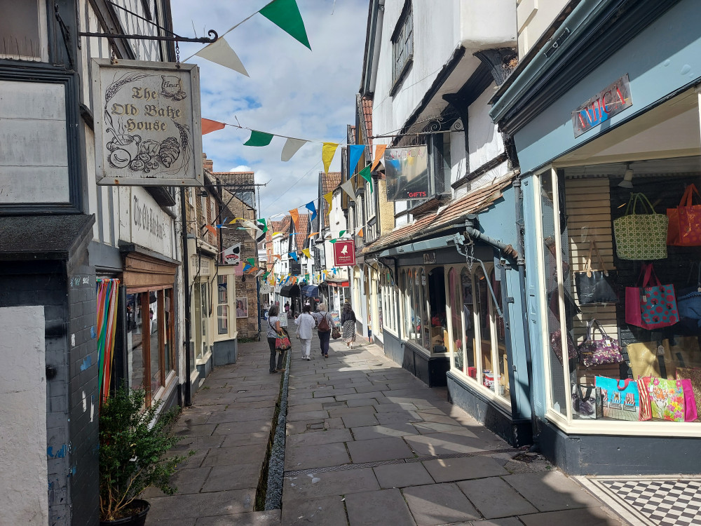 Frome's Cheap Street certainly looks cheerful August 23 