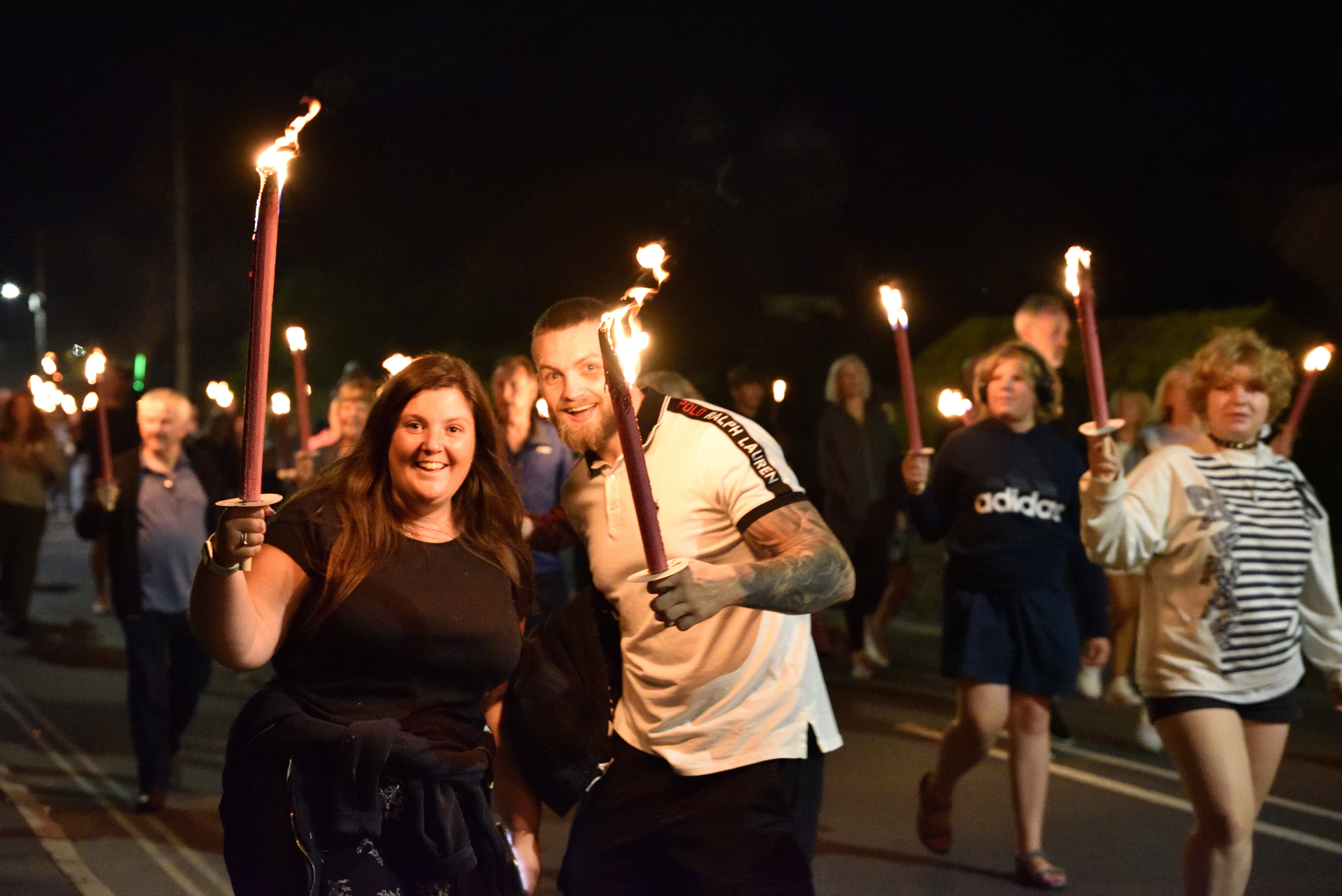 Bridport torchlight procession (Image: Tim Russ)