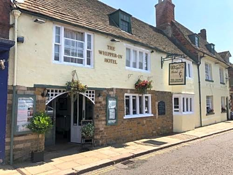 The Brook Whipper-In Hotel can be found in Oakham Market Place