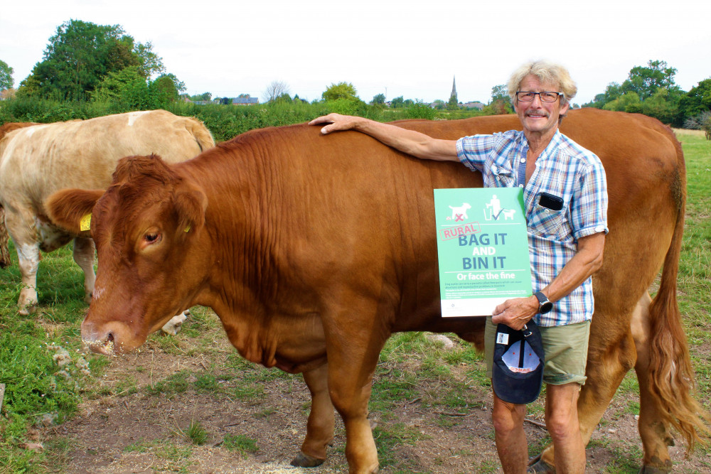 Farmer John Newman with Belton’s favourite cow, Red