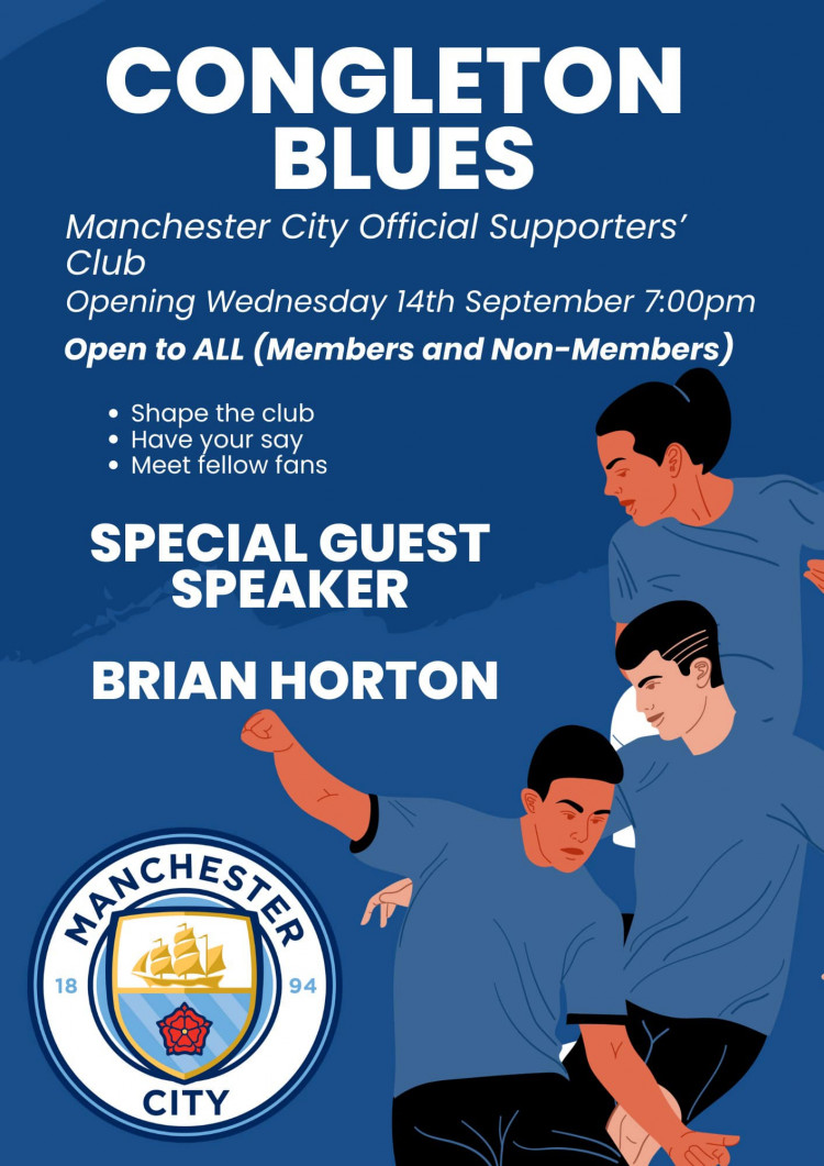 Congleton Manchester City Supporters Club to welcome ex-Premier League  manager | Local News | News | Congleton Nub News