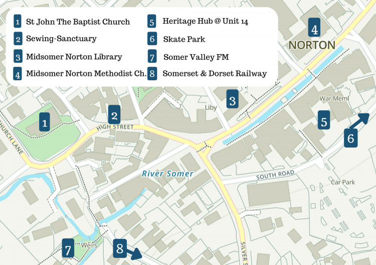 Map of Heritage Open Days venues