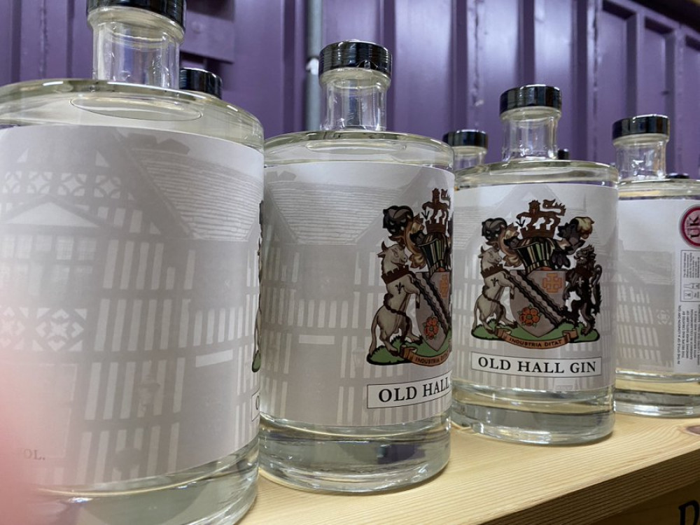 The Old Hall gin by the Winding River Distillery  