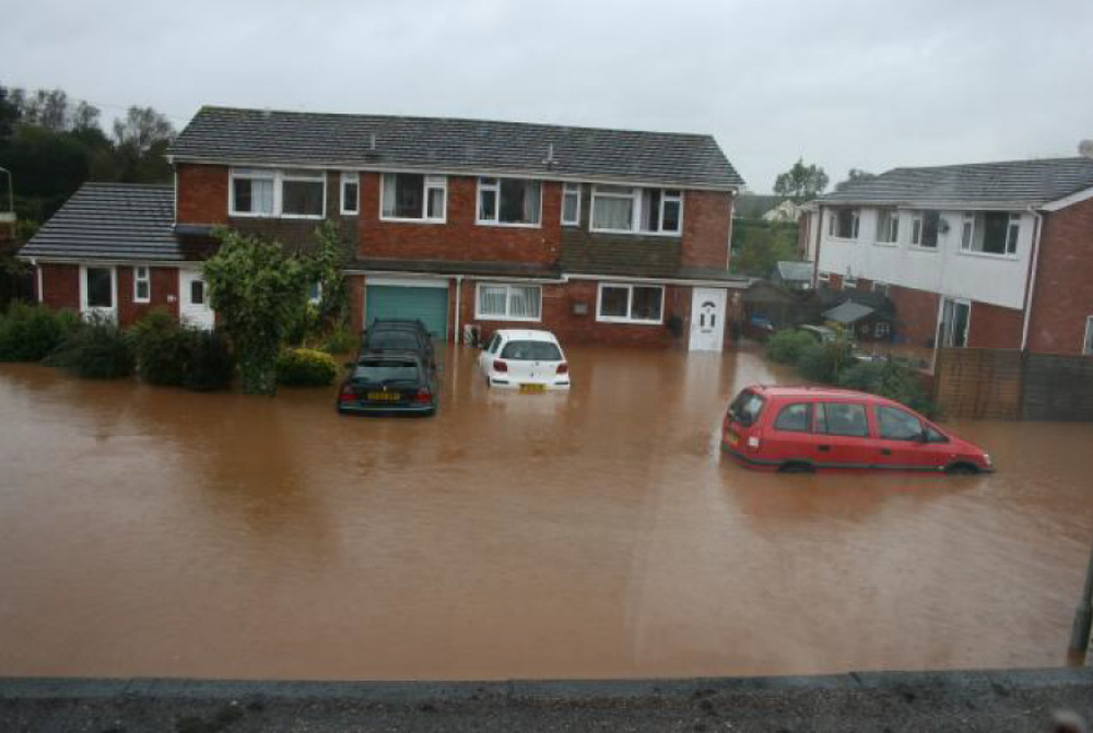 A previous flood in Feniton (Credit: East Devon District Council)