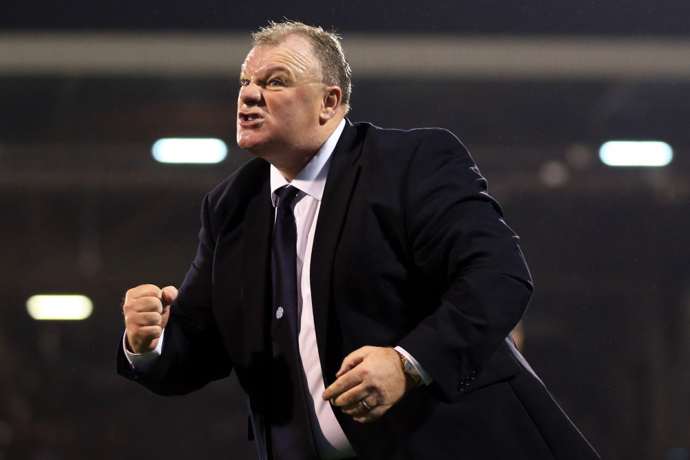  Stevenage boss Steve Evans reacts after losing unbeaten record: Salford are no Real Madrid he tells Nub News. CREDIT: OFFSIDE licensed to Layth Yousif/The Gooner Fanzine