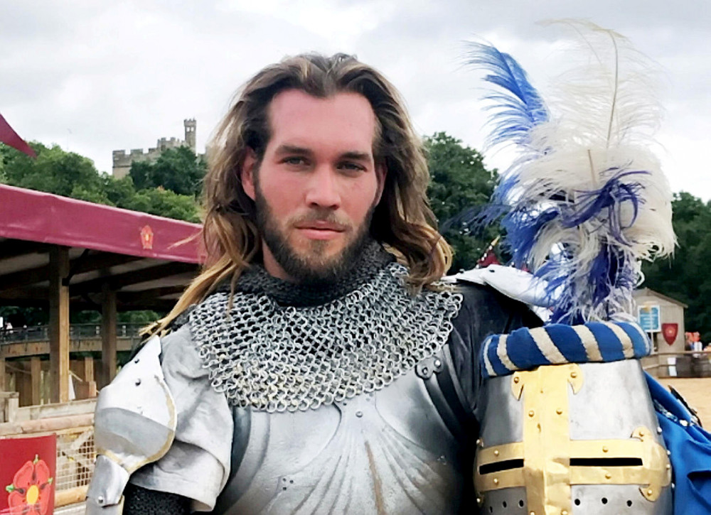 Will Arnold caused internet meltdown when footage of him performing at Warwick Castle was viewed over a million times (image via SWNS)