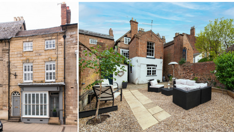 The mid-terraced, Grade II listed, three-storey property on Jury Street has been converted and renovated from offices and a flat (image supplied)