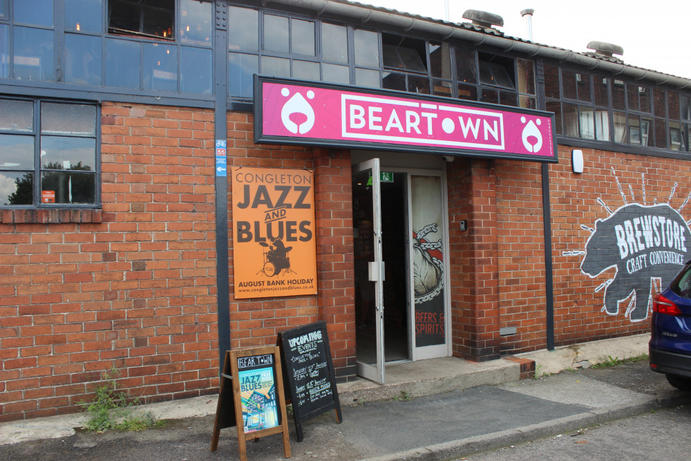 Beartown Brewery, pictured during this weekend's Congleton Jazz and Blues Festival. (Image - Alexander Greensmith / Congleton Nub News)