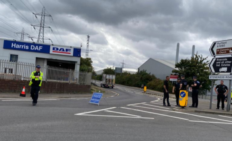 Police took advice from Thurrock Council about who to allow and who not to allow access to St Clements Road and Oliver Road. 