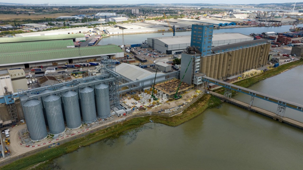 The new silos.