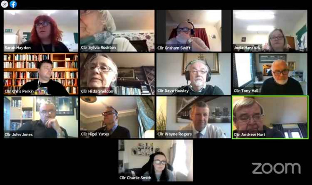 Councillors have been holding their meetings on Zoom during the pandemic