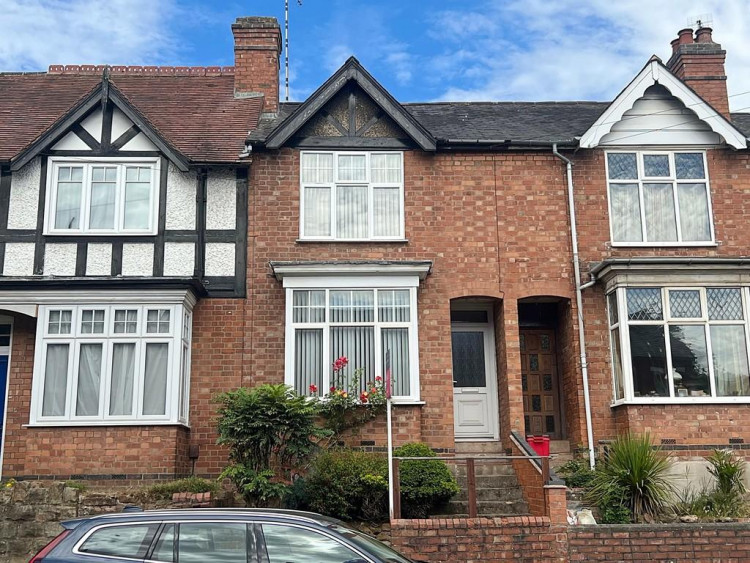 four-bed terraced house on Stoneleigh Road currently on the market for £425,000