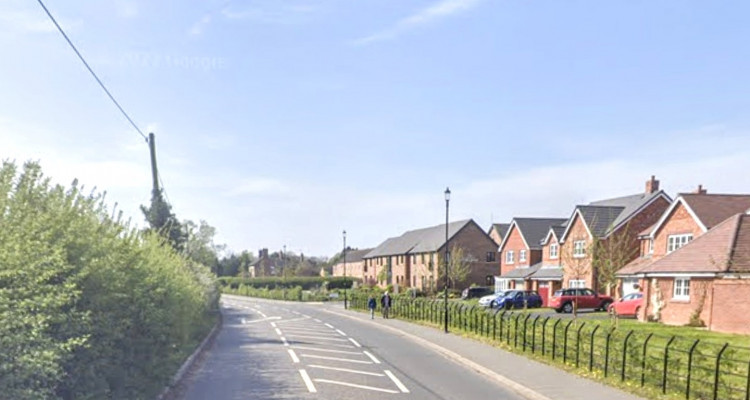Tabley Homes and Renew Land's attempt to build 28 homes on Audlem Road, Audlem (left) has been refused (Google).