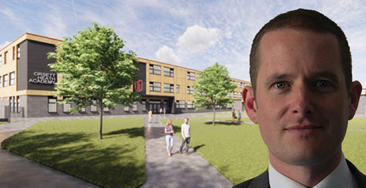 Steve Munday has delivered shocking news to parents about the new Orsett Heath Academy