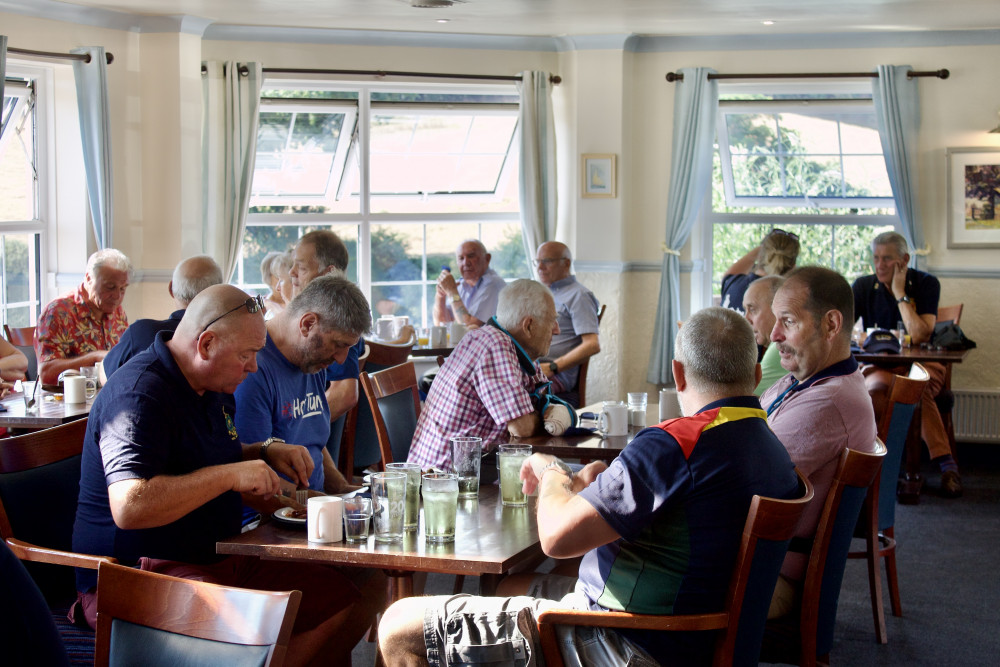 As many as 50 people came to the Smugglers Inn on Teignmouth Road for the first breakfast (Nub News/ Will Goddard)