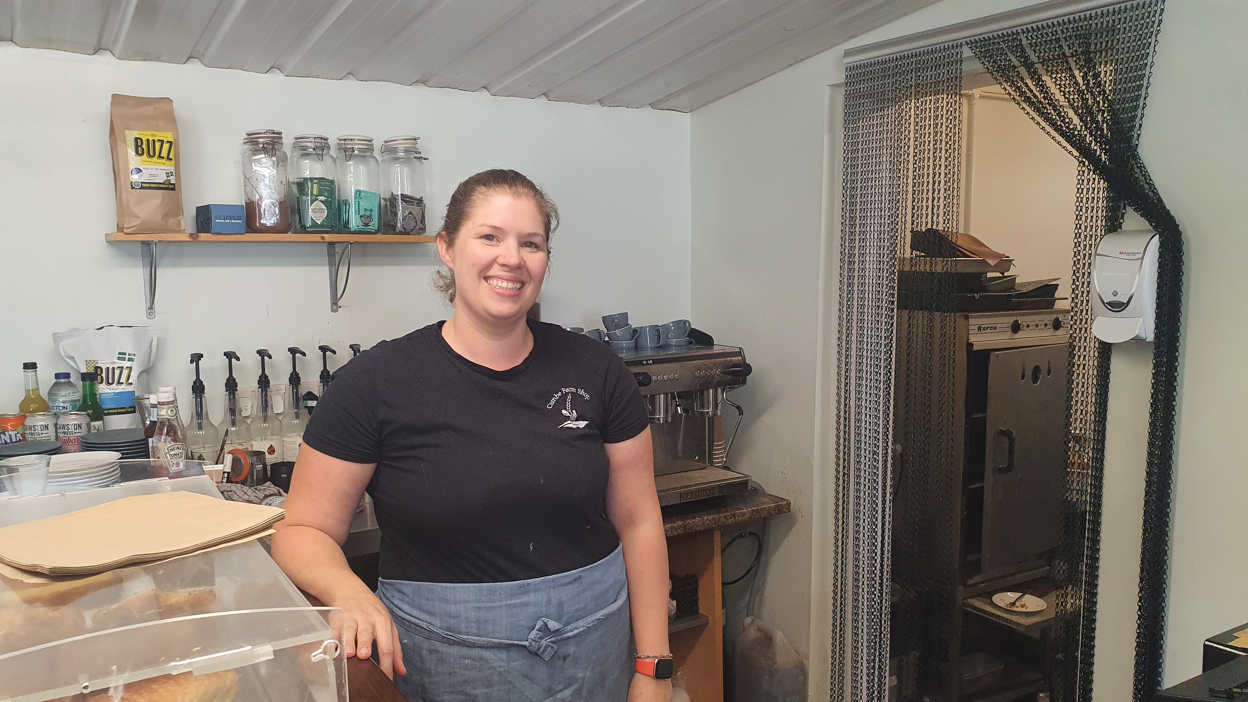 Joanna Marker runs the shop and cafe. 