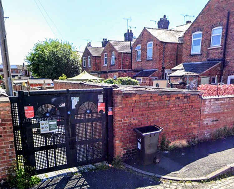 The incident at the back of Derrington Avenue properties was reported at 9:04pm last night - September 1 (Google).