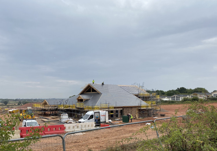 Work began on Burton Green Village Hall in June 2022