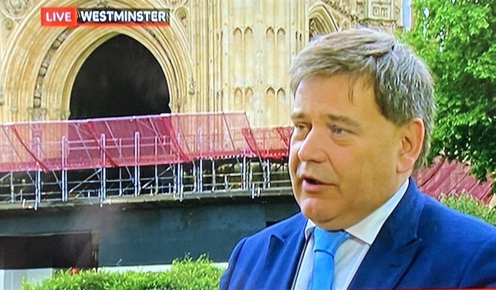 Ashby de la Zouch MP Andrew Bridgen. Photo: BBC