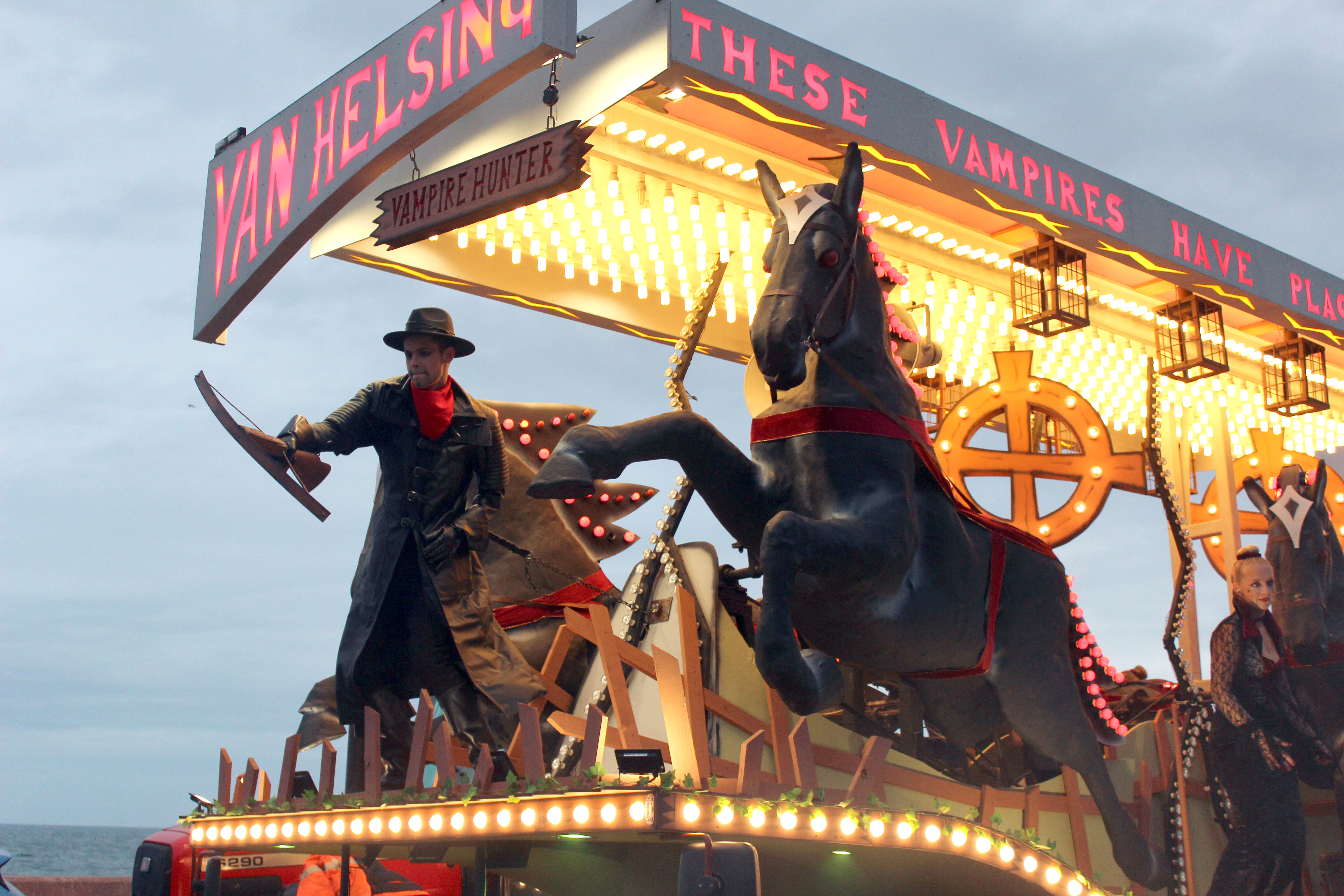 Sid Vale Carnival Club's vampire theme entry won best overall float