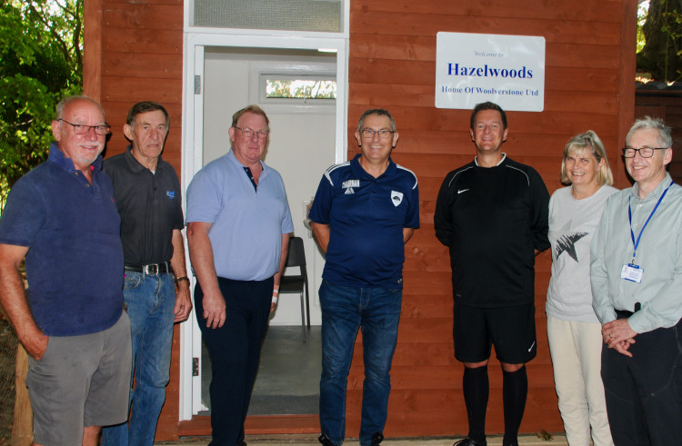 New officials changing room opened at Woolverstone ©NubNews