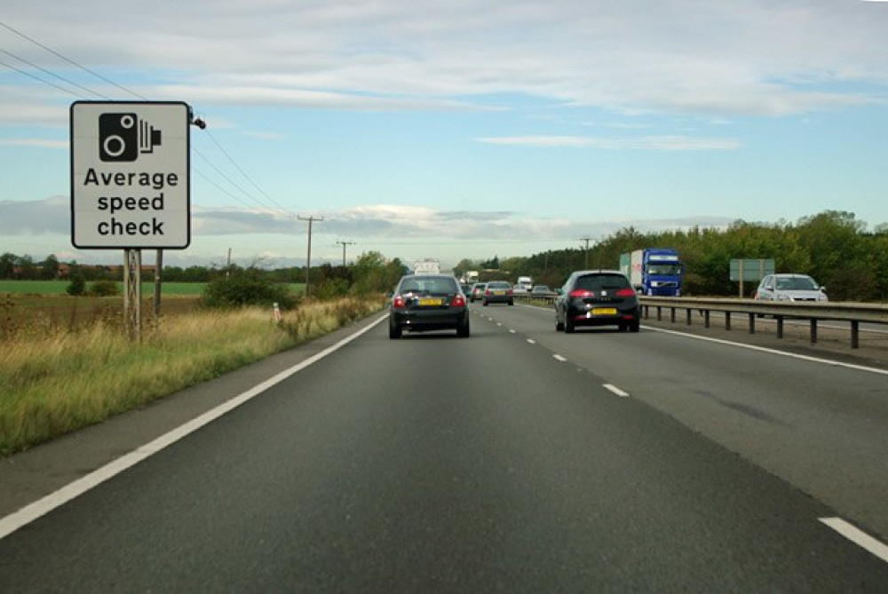 Average speed cameras come in response to a large number of complaints made by parish council's about speeding (Wikimedia Commons).