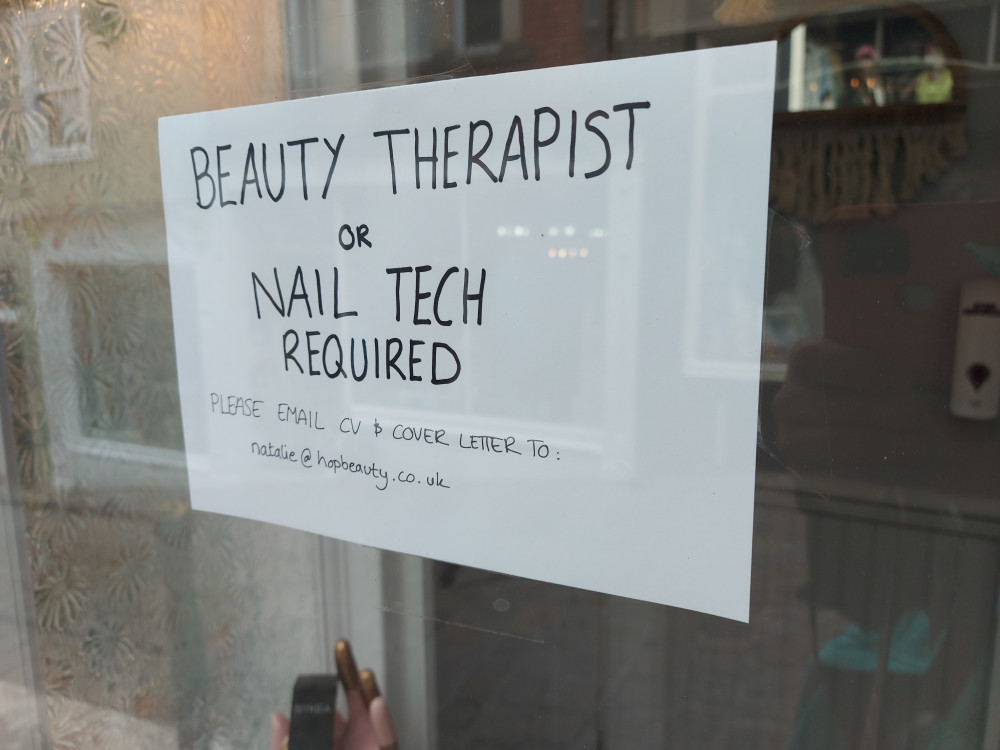 This very lovely salon on Catherine Hill in Frome is hiring