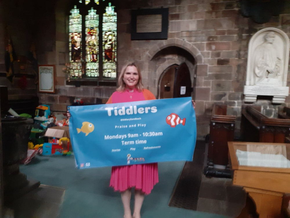 Tiddlers is the brainchild of the new curate at St Mary's Church in Sandbach  