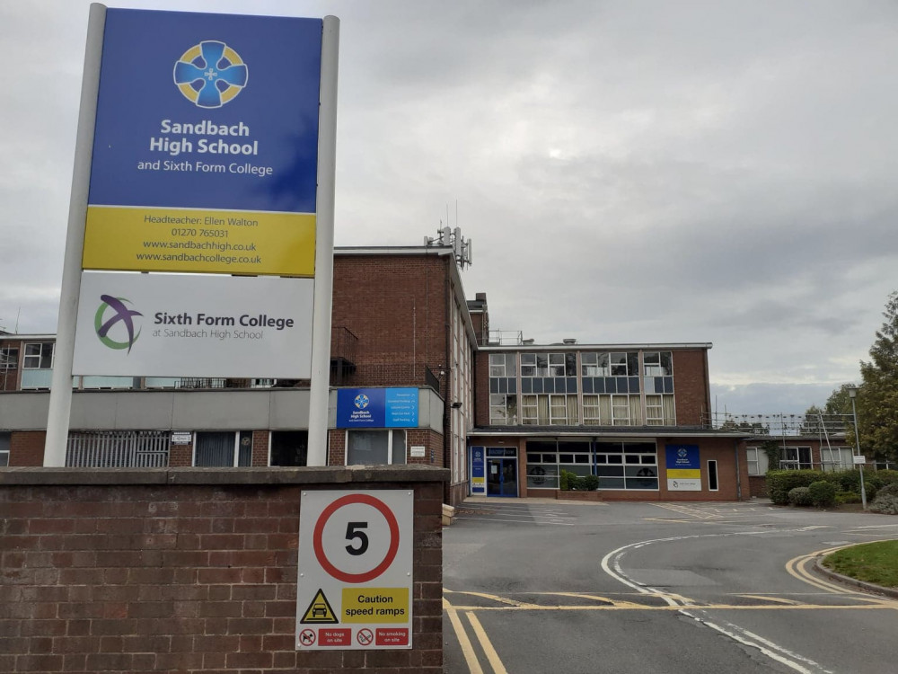 Sandbach High School and Sixth College has a £1 million building project underway  