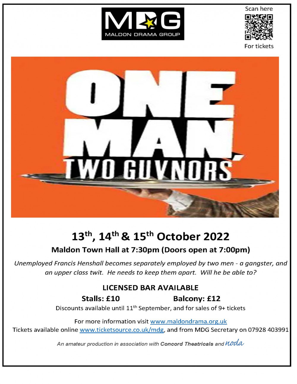 One Man Two Guvnors