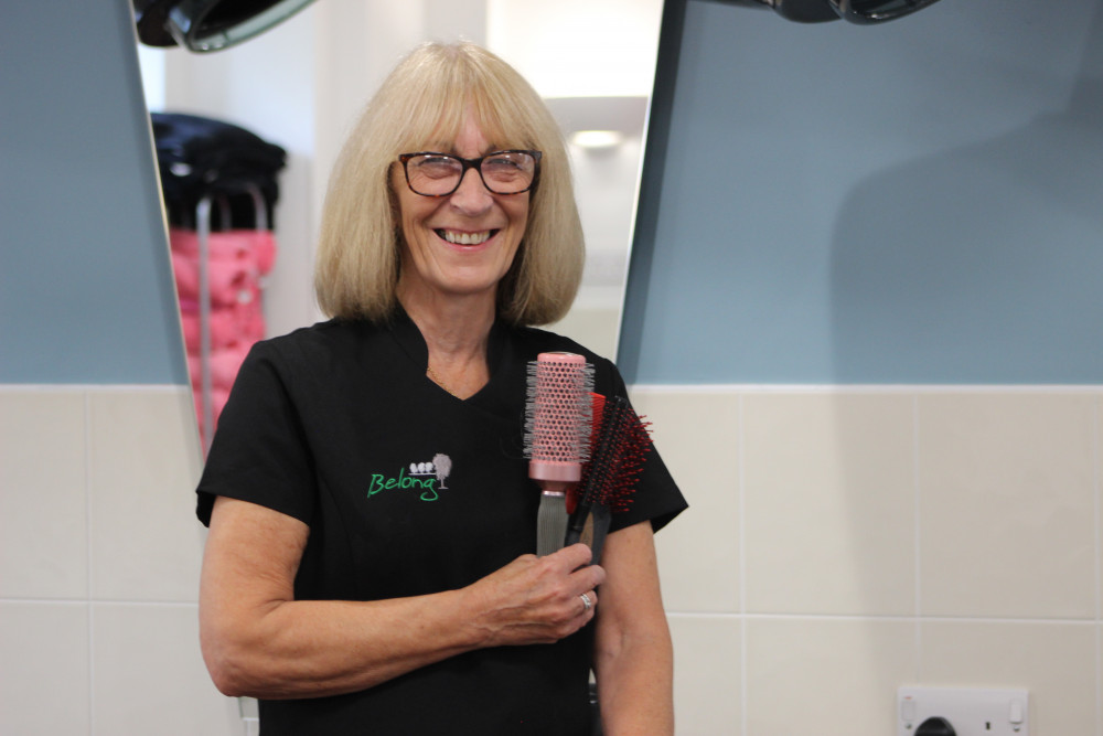 Manager Jackie Green is delighted to open her salon back-up to the community, as well as those living in Belong Macclesfield. (Image - Alexander Greensmith / Macclesfield Nub News)