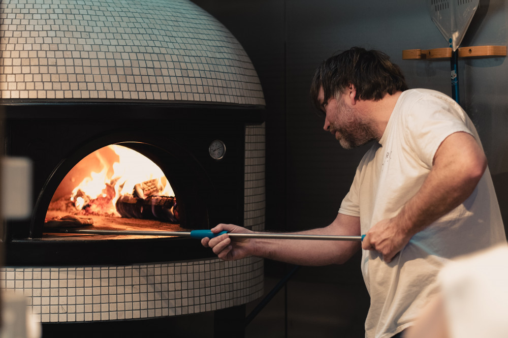 Rich Carver of Honest Crust had decided to make pizzas with more expensive flour, as it is better for the environment. (Image - Claire Harrison Photography)