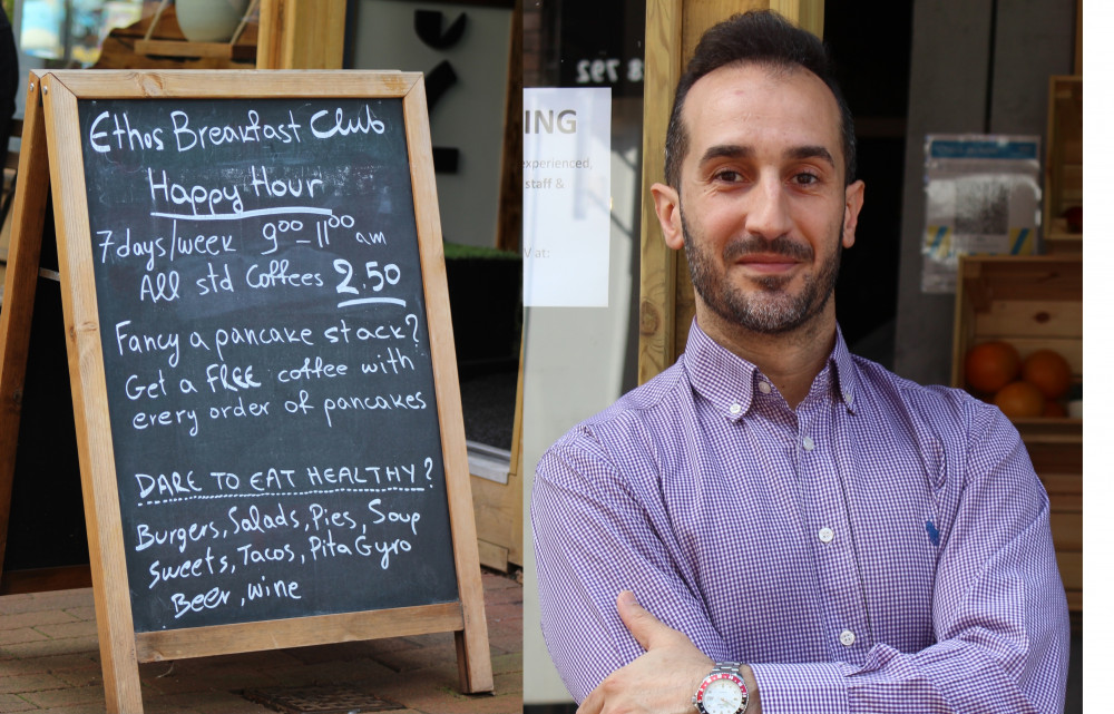 Macclesfield resident and business owner Adonis Norouznia. (Image - Alexander Greensmith / Macclesfield Nub News) 