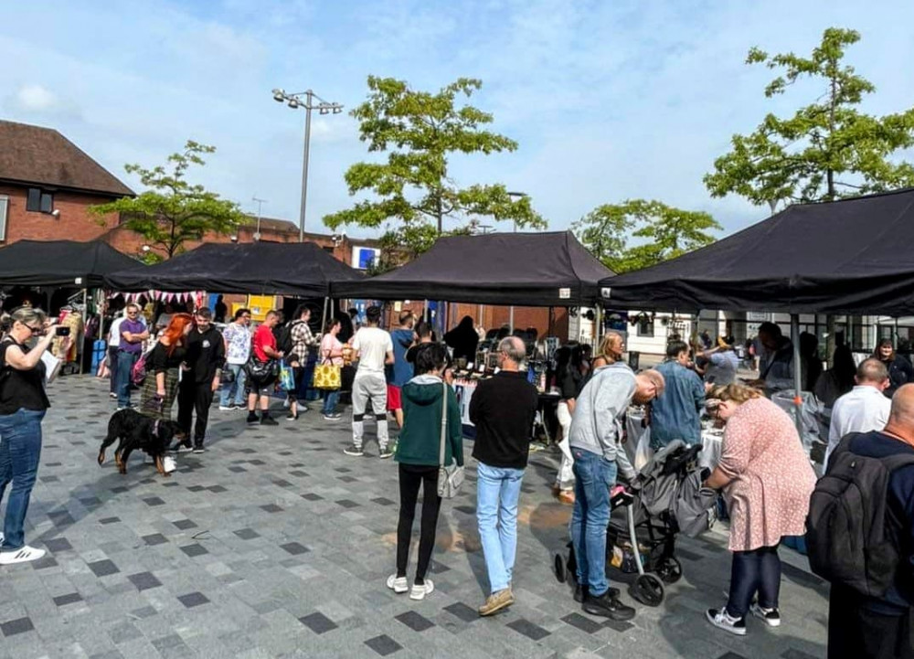 Crewe Makers Market was a big hit as thousands of visitors flocked to Hill Street and Lyceum Square on Saturday - September 3 (Crewe Makers Market).