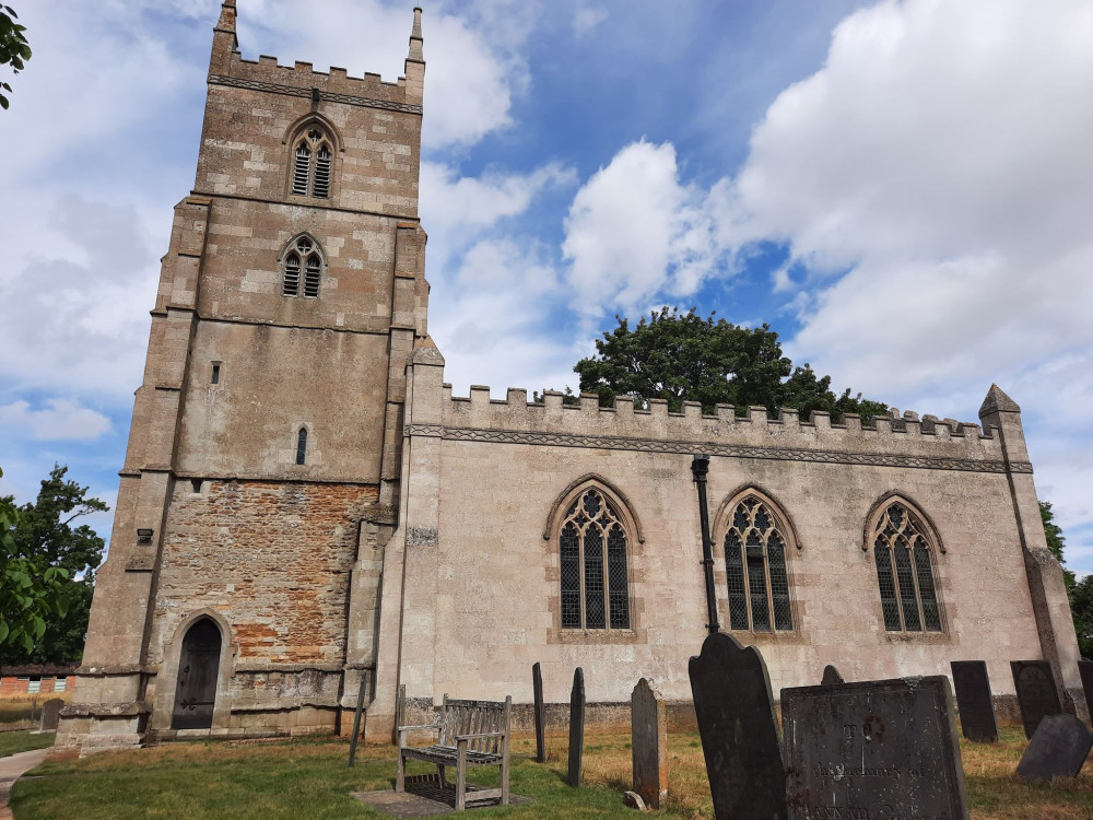 Holy Trinity Church can be found in the 40-person parish of Teigh on Main Street.