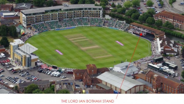 Location Of The Lord Ian Botham Stand At Somerset County Cricket Club In Taunton Led Architects 190122