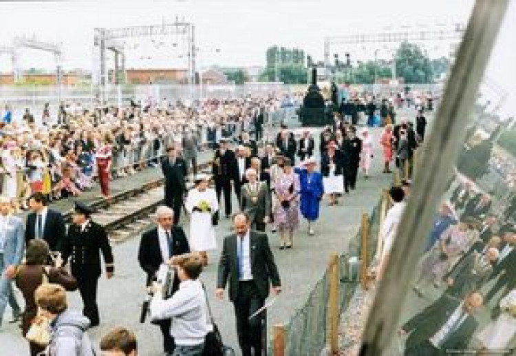 queen visits stockport