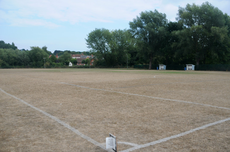 One of Layham Road's current grass pitch