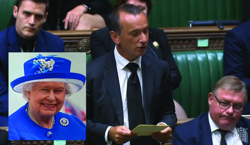 MP Alun Cairns speaking in the House of Commons. 