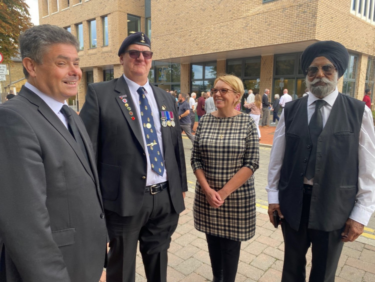 Among the civic representatives at the proclamation were Labour opposition leader Cllr John Kent, Royal British Legion representatives Rod Oakley and Maureen Baker and Gurdev Singh Kang of Grays Gurdwara