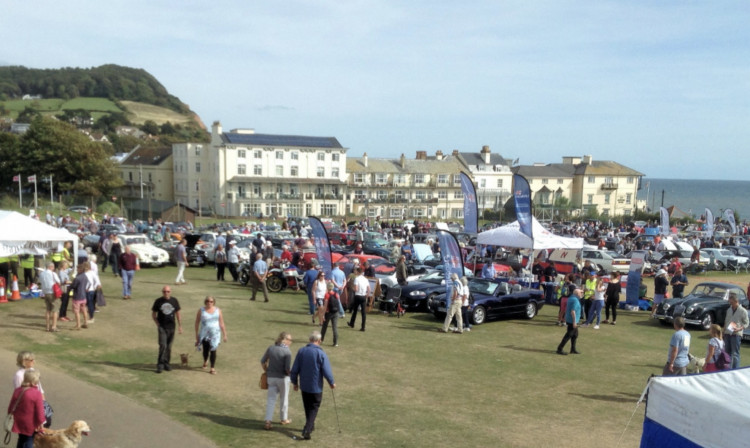 Previous classic car show (Sidmouth Chamber of Commerce)