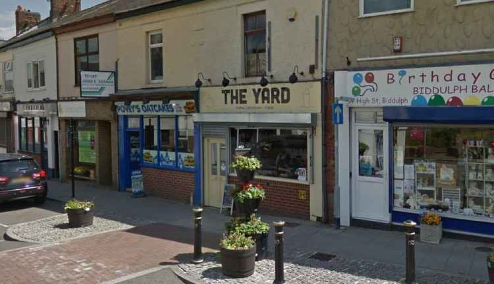 The pub will be located at what used to be The Yard milkshake shop on Biddulph High Street
